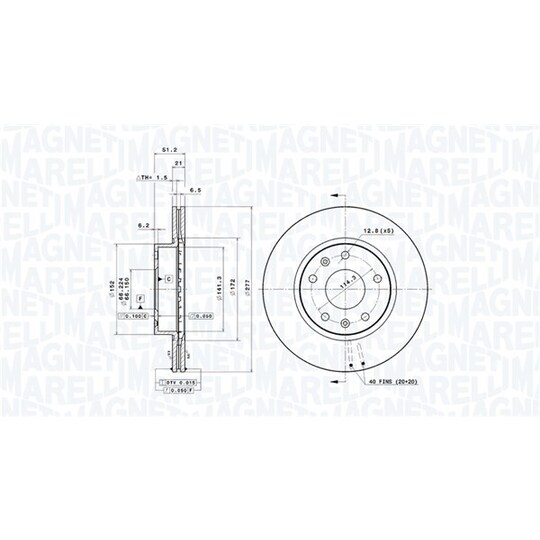 360406002501 - Brake Disc 