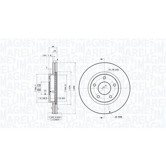 360406120801 - Brake Disc 