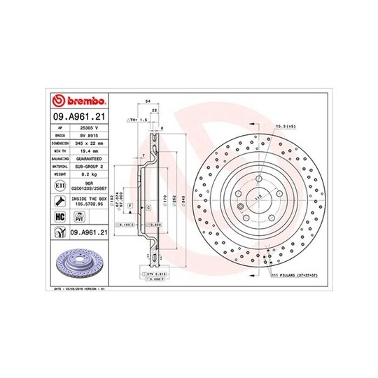 360406122801 - Brake Disc 