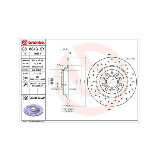 360406054602 - Brake Disc 