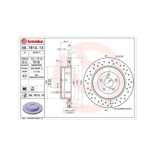 360406067002 - Brake Disc 