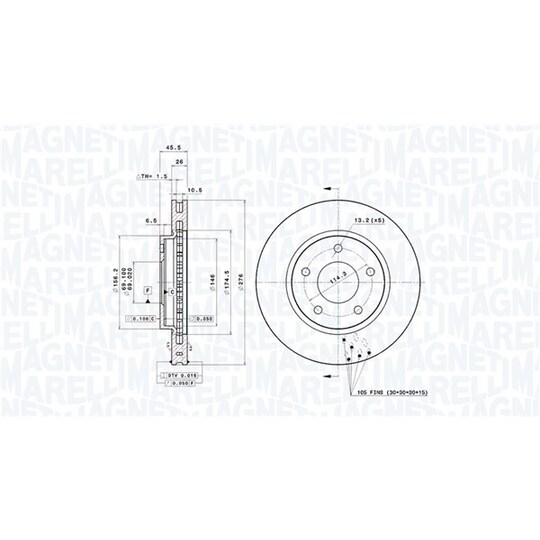 360406132301 - Brake Disc 