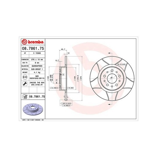 360406011005 - Brake Disc 