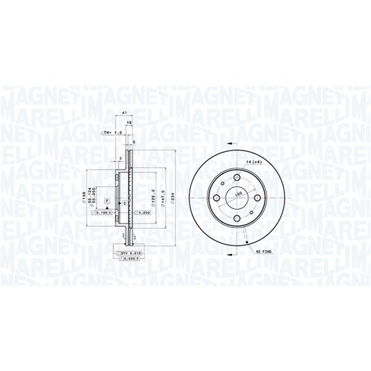 360406132201 - Brake Disc 