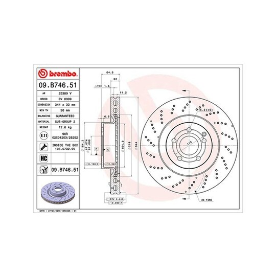 360406114701 - Brake Disc 