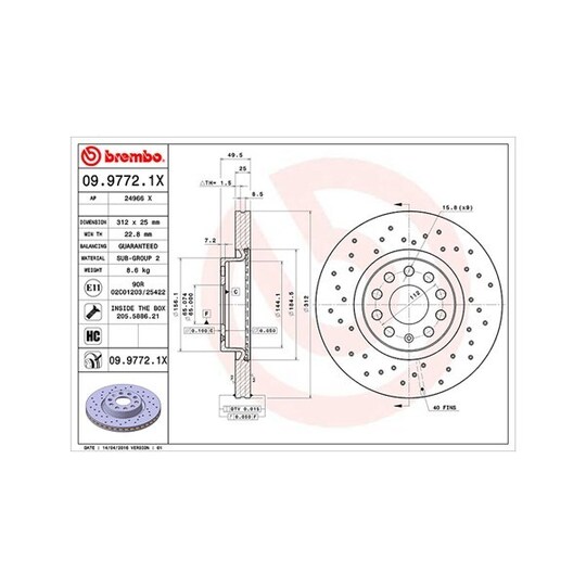 360406050602 - Brake Disc 