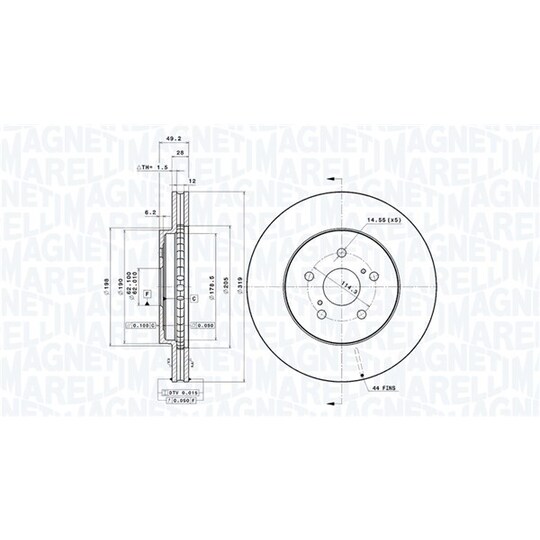 360406069701 - Brake Disc 