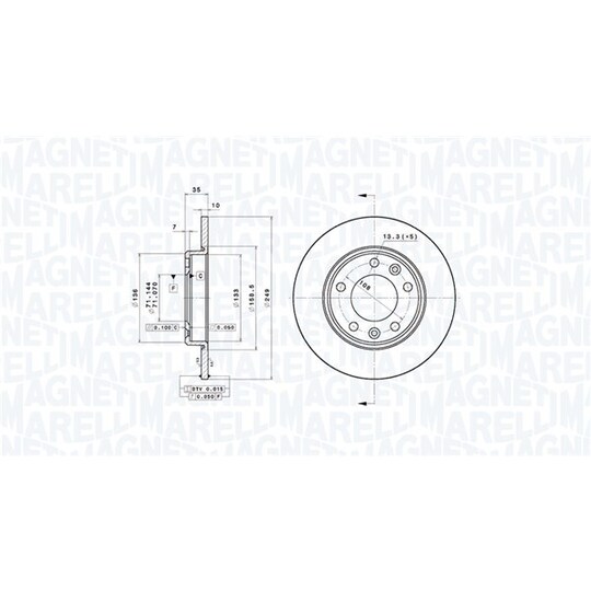 360406140001 - Brake Disc 