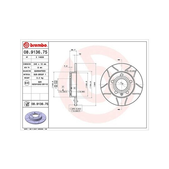 360406012205 - Brake Disc 