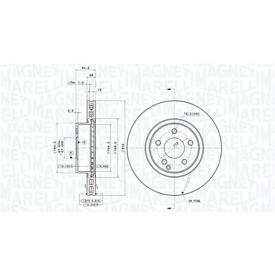 360406008001 - Brake Disc 