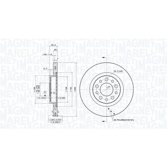 360406011801 - Brake Disc 