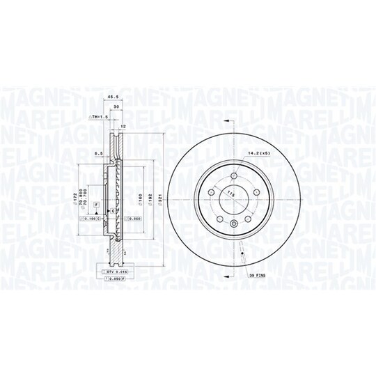 360406155401 - Brake Disc 