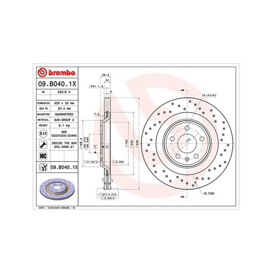 360406081702 - Brake Disc 