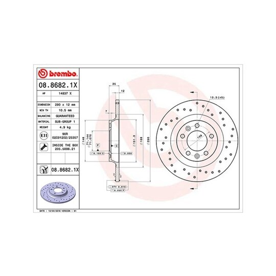 360406041502 - Brake Disc 