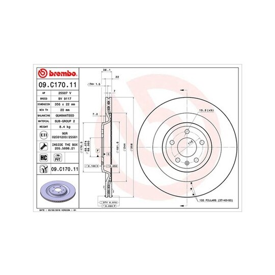 360406132401 - Brake Disc 