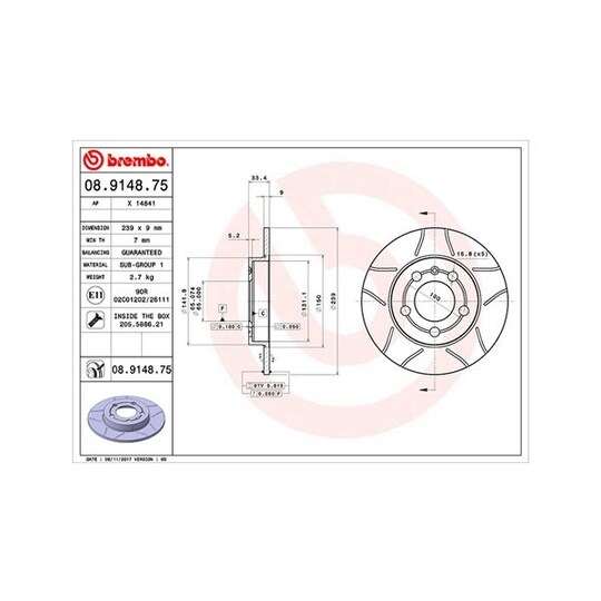 360406013205 - Brake Disc 