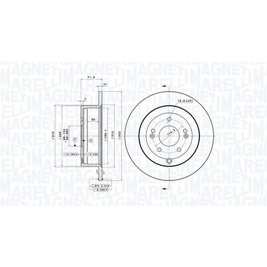 360406090401 - Brake Disc 