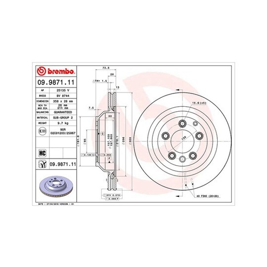 360406112401 - Brake Disc 