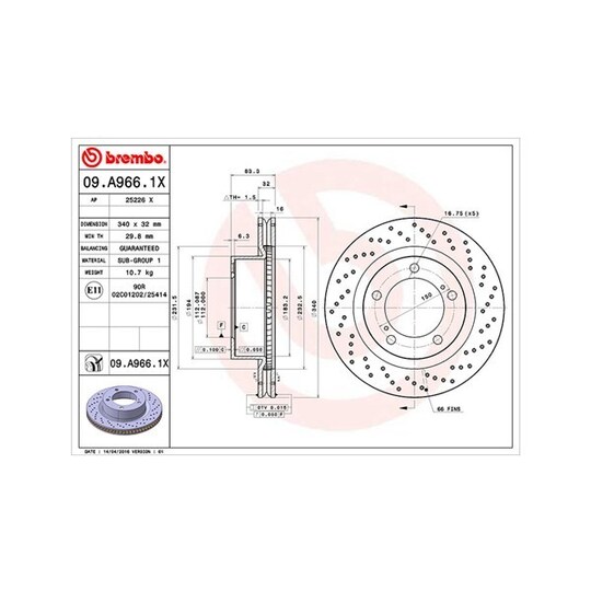 360406098302 - Brake Disc 