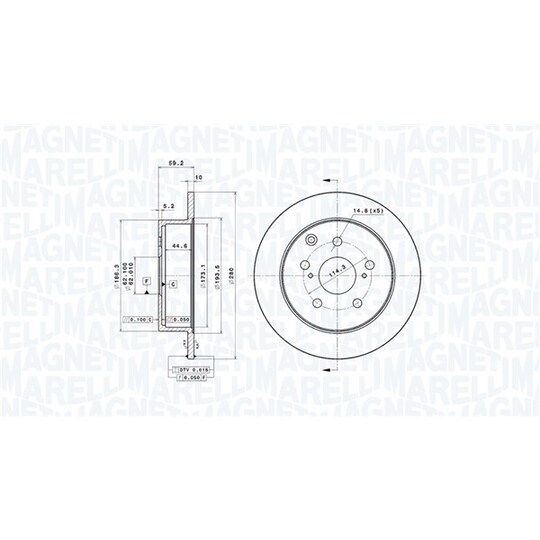 360406078601 - Brake Disc 