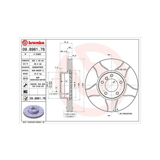 360406017205 - Brake Disc 