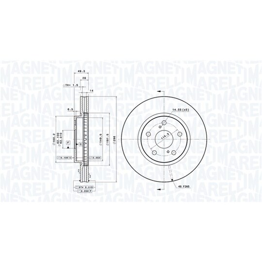 360406089501 - Brake Disc 