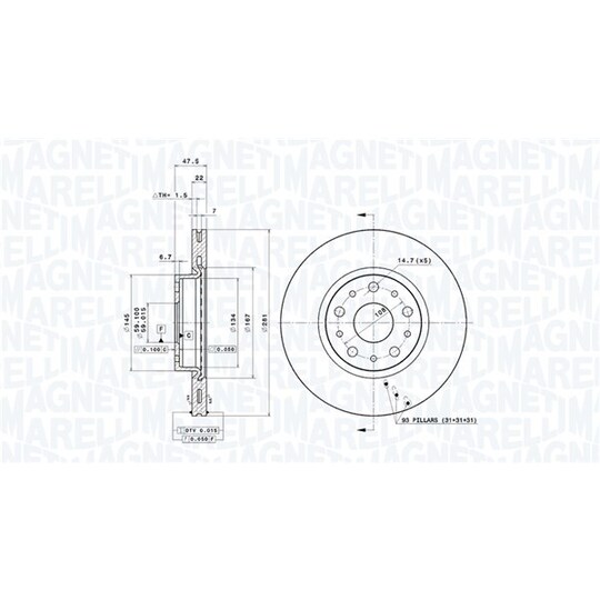 360406029101 - Brake Disc 