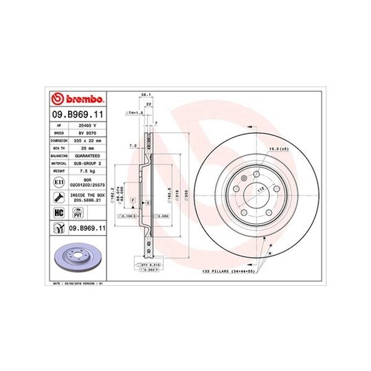 360406127201 - Brake Disc 