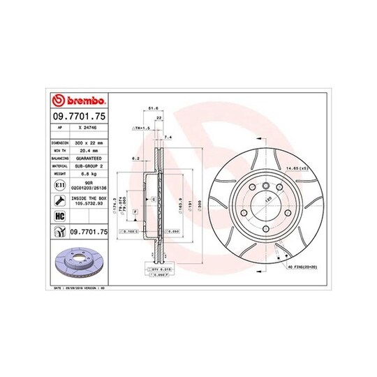 360406016705 - Brake Disc 