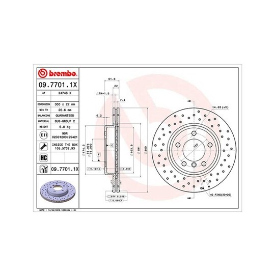 360406016702 - Brake Disc 