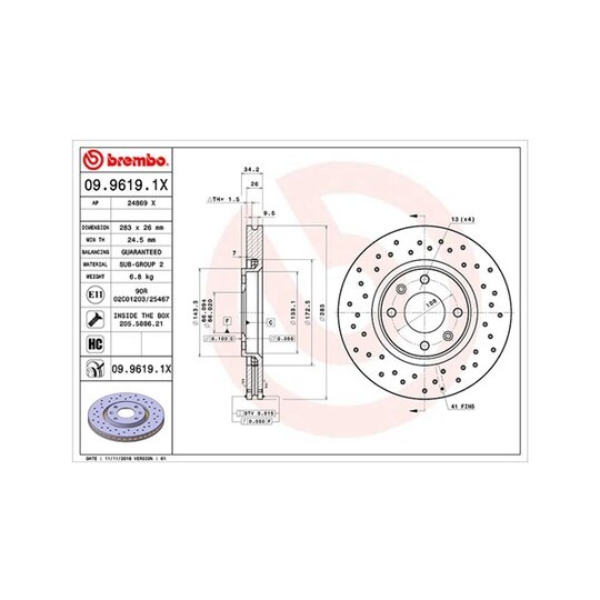 360406073802 - Brake Disc 