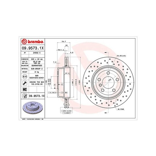 360406004502 - Brake Disc 