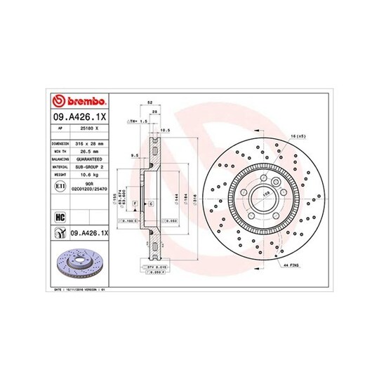 360406077302 - Brake Disc 