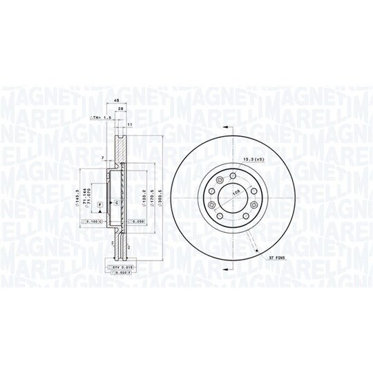 360406152101 - Brake Disc 