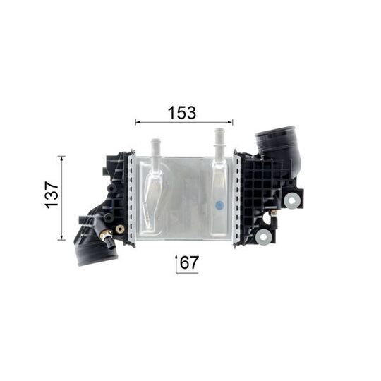 CI 663 000P - Kompressoriõhu radiaator 