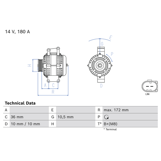 0 986 086 030 - Generator 