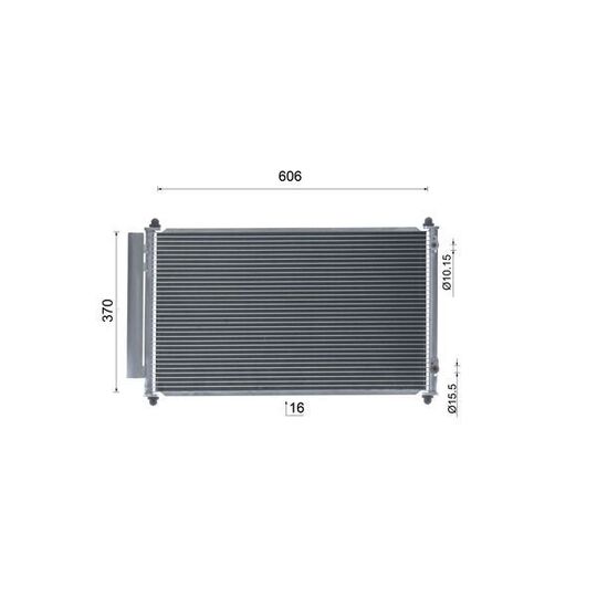 AC 985 000S - Condenser, air conditioning 