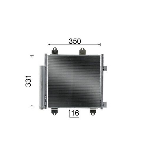 AC 899 000S - Lauhdutin, ilmastointilaite 