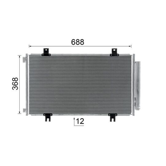 AC 991 000S - Lauhdutin, ilmastointilaite 