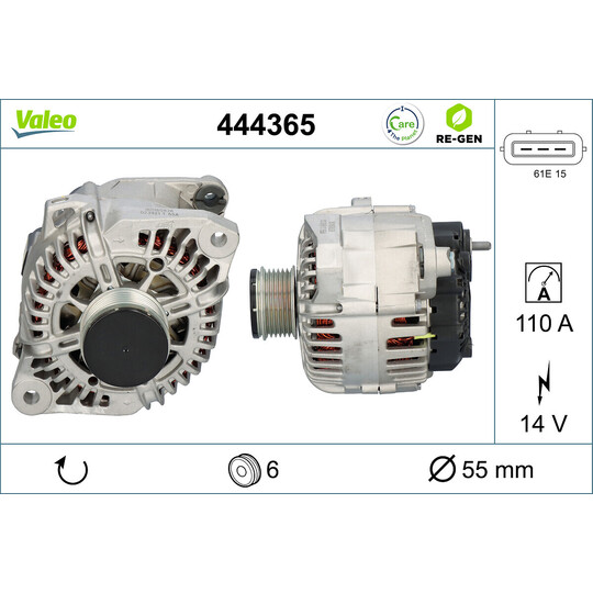 444365 - Alternator 