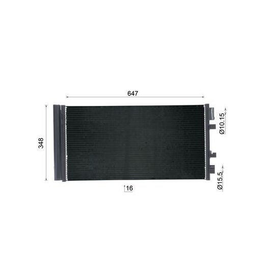 AC 993 000S - Condenser, air conditioning 