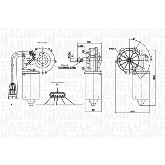 064361200010 - Wiper Motor 