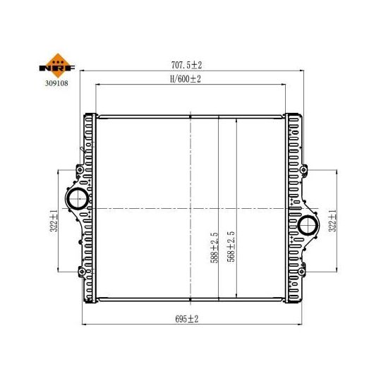 309108 - Intercooler, charger 