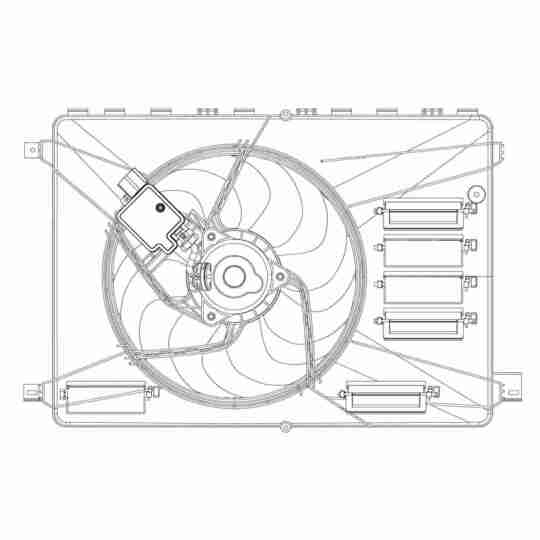 V25-01-1563 - Ventilaator, mootorijahutus 