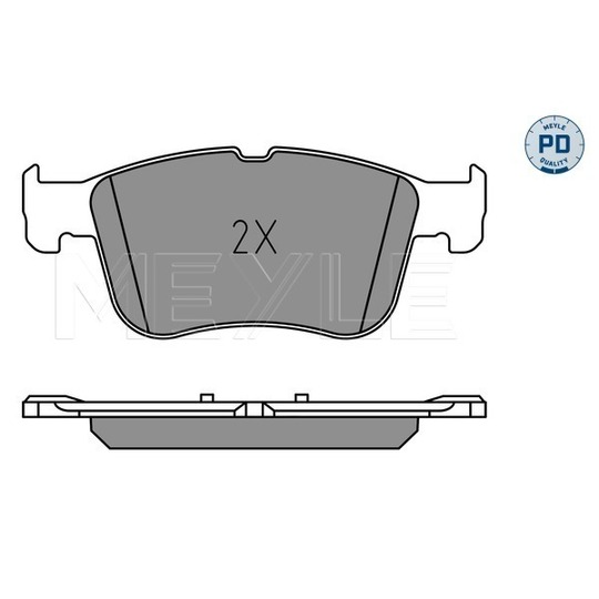 025 205 5617/PD - Brake Pad Set, disc brake 