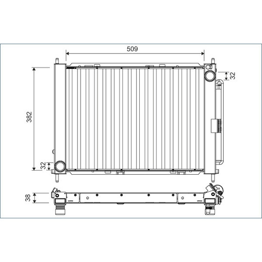 822675 - Condenser, air conditioning 