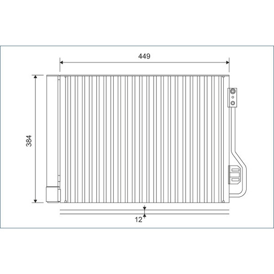 812882 - Condenser, air conditioning 