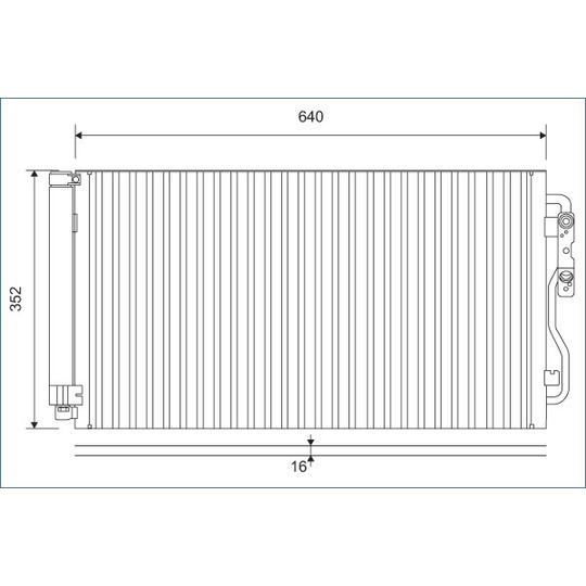 812878 - Condenser, air conditioning 