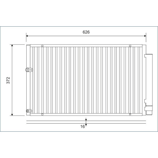 812880 - Condenser, air conditioning 