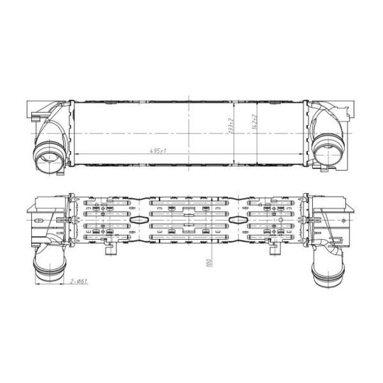 309097 - Intercooler, charger 